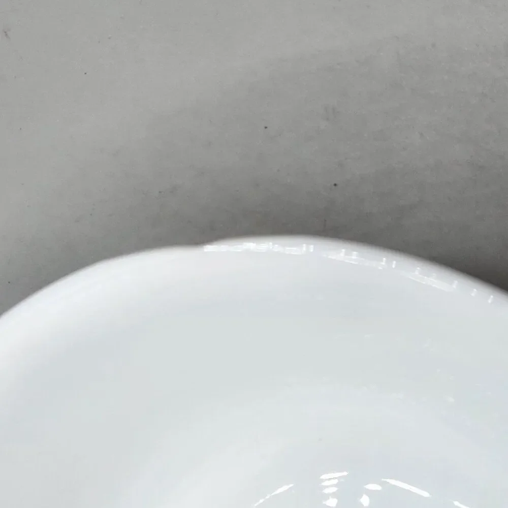 orelle Winter Frost White Cereal Soup Salad Bowl 6 1/4